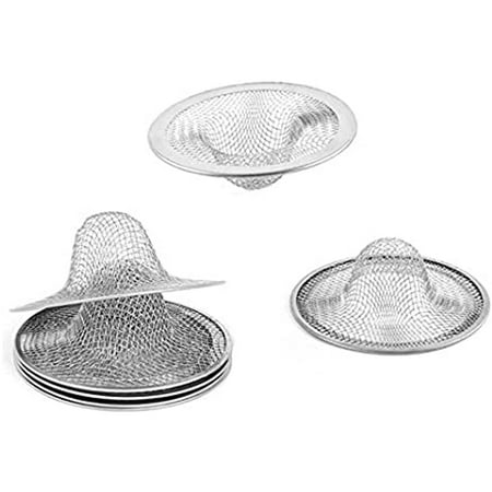 

Shower Hair Drain Catcher Stainless Steel Sink Strainer Hair Catcher Basket Filter Trap Fits Most Kitchen Sinks Bathroom Sinks Shower Tub Drains(30PCS 7CM)