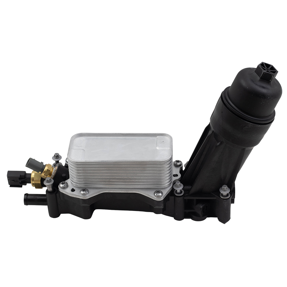 BROCK Engine Oil Filter Housing Adapter with Cooler Assembly