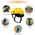 thumbnail image 7 of Yuphony Kids Bike Toddler Helmet Ages 2-8Years Boys Girls Multi-Sport Children Helmets Adjustable Cycling for Football Roller Skating Scooter Yellow, 7 of 7