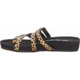 thumbnail image 3 of Walking Cradles Wc Penelope Women Thong Sandal In Tan Cheetah Calf Hair, 3 of 6