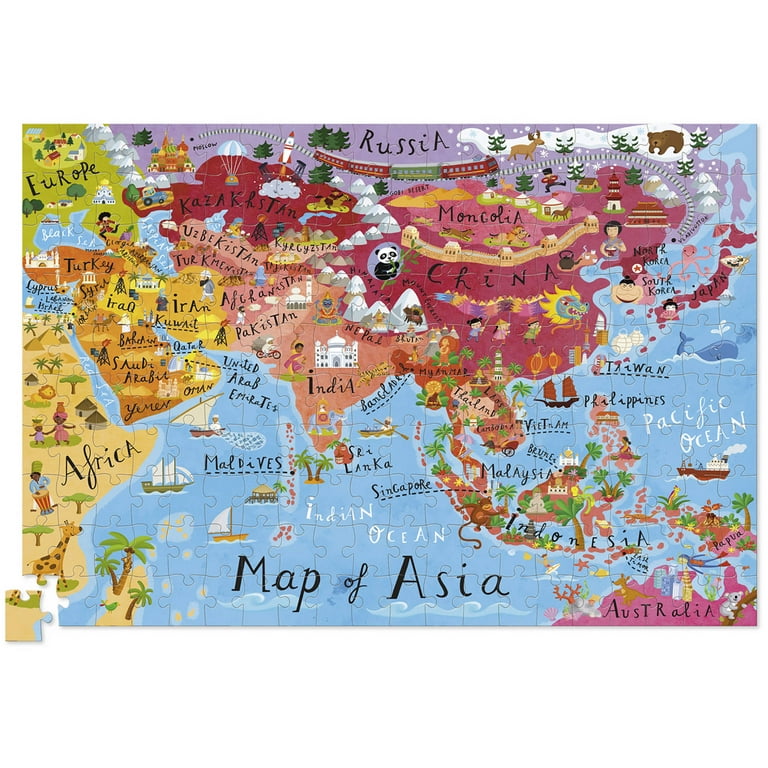 Map of Europe 200-Piece Puzzle 