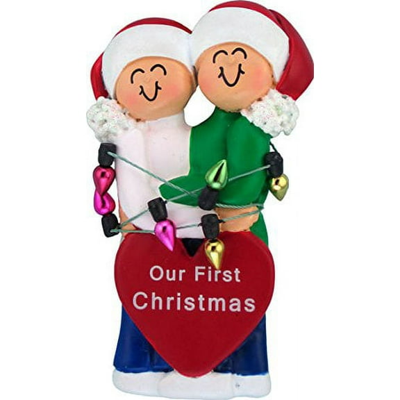 Ornament Central Couple First Christmas with Personalization