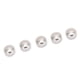 thumbnail image 1 of 5 piezas de coronas de reloj piezas de repuesto de  de reloj  de reloj cabeza de vástago plano plateado  de cabeza de  mecánica para reparar el kit de ANGGREK Otros, 1 of 8