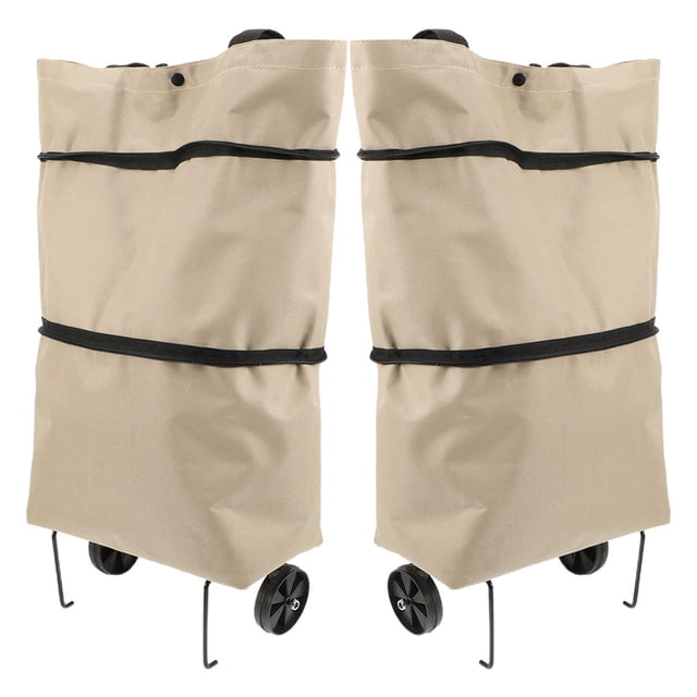 LABSERRON 2 Pcs Sacs à Roulettes Grande Capacité Voyage Couleur Assortie pour Magasinage Femmes