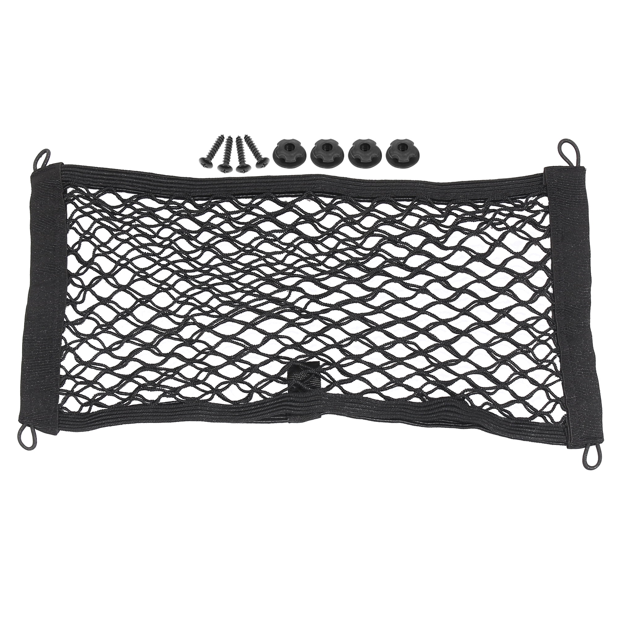 Large Cargo Net for Car Trunk RV Boats Storage Mesh Pocket Net Set w/ 4