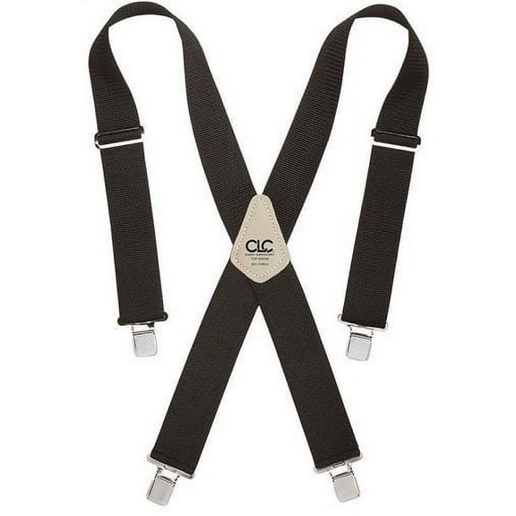 SUSPENDERS 2"" BLACK (Pack of 1)