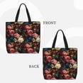 thumbnail image 2 of Balery Rose Flowers Bolsa de Mano para Mujeres con Cremallera, Bolsa de Gimnasio con Compartimentos, Bolsa para Laptop, Bolsa para Trabajo, 2 of 7