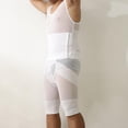 thumbnail image 4 of Fajas para hombres, cintura alta, abdomen, control de piernas, adelgazamiento, estiramiento, aptitud corporal L Blanco SM SunniMix Shorts que adelgazan de Shapewear de los hombres, 4 of 8