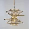 thumbnail image 4 of Zeta 2 - Light Natural Aged Brass Brass Modern - LED Aluminum And Steel Pendant Light, 4 of 4