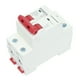 thumbnail image 3 of Disyuntor en miniatura de CC 2P Aislador de sistema solar fotovoltaico Montaje en carril DIN 1000V 50A DZ47‑63Z C50, 3 of 10