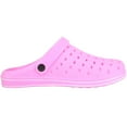 thumbnail image 4 of ABSOLUTE FOOTWEAR Womens Slip On Garden Summer Holiday Pool Clogs Shoes with Adjustable Back Strap - Pink - US 10, 4 of 7