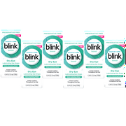 6 Pack - Blink Boost Preservative-Free Lubricating Eye Drops, Eye Care Drops for Dry Eyes, Instant Moisture for Dry Irritated Eyes & Comfort Throughout the Day, Contact Lens Friendly, 10 mL