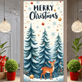 thumbnail image 5 of Festive Decoration Merry Christmas Banner Winter Wonderland Holiday Decor Colorful Design for Christmas Party Home Decoration Event Celebration, 5 of 9