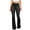 Black, variant on Women's Jeans High Rise Bootcut High Waist Pocket Wide Leg Flared Skinny Button Trousers