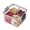 B, variant on bestolf Airtight Food Storage Box Sealed Transparent Container Stackable Food Canister for Kitchen Pantry Loose Tea Leaves Spices (B )
