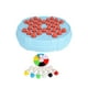 thumbnail image 2 of Juegos de mesa de ajedrez 2 en 1, juguetes Montessori, divertido juego de mesa con clavija, habilidades cognitivas motoras finas, fiestas para niños y , azul, 2 of 8