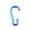 Blue, variant on Nieyigj Aluminum Alloy Carabiner Clip Hook for Camping Hiking, Blue, 5 Pack
