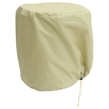 HEMOTON  Tea Table Cover Outdoor Furniture Padded Protector Dust Beige