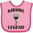 thumbnail image 3 of Inktastic Karaoke Legend Music Gift Boys or Girls Baby Bib, 3 of 4