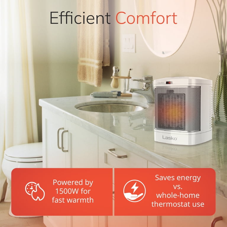 Lasko Ceramic Bathroom Space Heater, 1500W photo 5