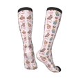 thumbnail image 4 of Fotbe Hello Easter print Women's Men's Novelty Crew Socks Cotton Socks Knee High Socks for Walking,Running,Nurses,Pregnancy, 4 of 9