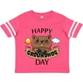 thumbnail image 3 of Inktastic Happy Groundhog Day Cute Boys or Girls Toddler T-Shirt, 3 of 5