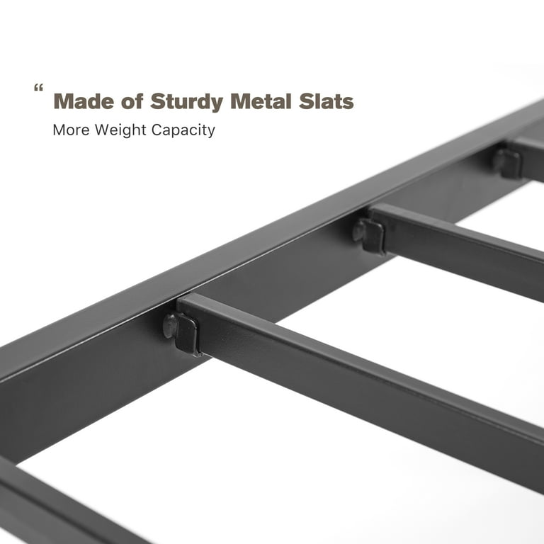 King Size Bed Frame with Ample Storage Space, Sturdy Steel