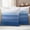 Blue White, variant on Aqua White Ombre Outdoor Waterproof Pillow Covers, Chic Modern Funny Abstract Striped Art Decorative Square Throw Pillowcase Sofa Cushion Sham for Patio/Couch/Chair, 16"x16" 2 Pack