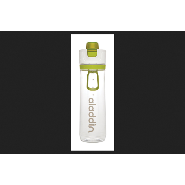 Aladdin Clear/Green Tritan Tracker Water Bottle BPA Free 26 oz