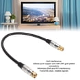 thumbnail image 3 of Cable tipo F Plug and Play señal clara sonido Digital vídeo cable coaxial evita interferencias macho a hembra flexible para módem, 3 of 8
