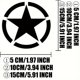 thumbnail image 4 of pieza de pegatinas de reacondicionamiento de estrella de cinco puntas del ejército, pegatinas de motocicleta para guardabarros de tanque de combustible, calcomanías creativas para casco de carreras a, 4 of 5