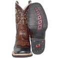 thumbnail image 2 of The Western Shops Kids Square Toe Leather Western Cowboy Boot, 2 of 5