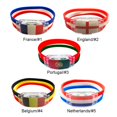 thumbnail image 3 of Pulsera LED que anima la bandera nacional de silicona que ilumina las pulseras luminosas (Francia) Likrtyny Para estrenar, 3 of 6