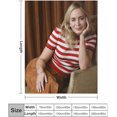 thumbnail image 2 of Sexy #1 Emily Blunt Blanket Ultra Soft Flannel Fleece Blanket Stylish Bedroom Living Room Sofa Warm Blanket All Season Use 40"*50" （100 * 130cm）, 2 of 6