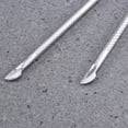 thumbnail image 2 of GOOHOCHY Stainless Steel Cuticle Remover Spoon Pusher 2Pcs for Shaping Nail Surface, 2 of 6