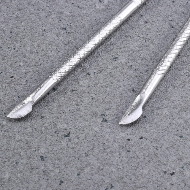 LRXIYODE Cuticle Remover Kit 2Pack Cuticle Spoon Pusher for Professional Use 0.12in Wide