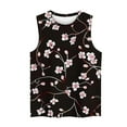 thumbnail image 4 of Giftesty Tank Tops for Women Casual Printed Sleeveless Round Neck Top Blouse, 4 of 4
