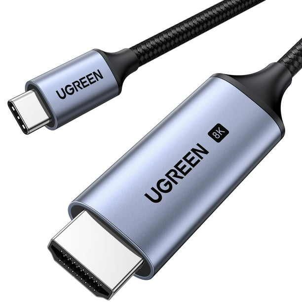 Cable USB C a HDMI 2.1 UGREEN 8K @60Hz 4K @240Hz 2 m Thunderbolt 4/3