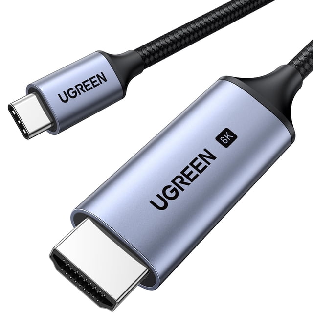 Cable USB C a HDMI 2.1 UGREEN 8K @60Hz 4K @240Hz 2 m Thunderbolt 4/3