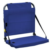 GCI Outdoor BleacherBack Stadium Seat With Cushioned Back Support for Bleachers, Royal
