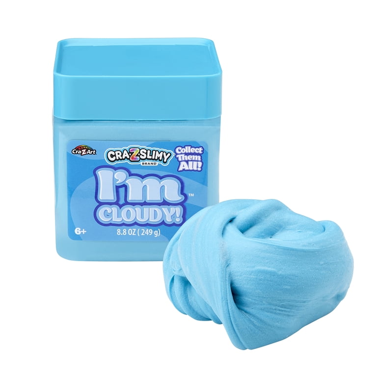 Cra-Z-Slimy - I'm Cloudy Blue Slime - 8.8oz Jar - Walmart.com