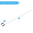 thumbnail image 4 of Unique Bargains 1.2M/4ft Telescopic Handheld Flagpole,2Set Pointer Stick with Sponge Handle Blue, 4 of 8