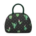 thumbnail image 2 of Aesthetic Succulent Insulated Lunch Bag – Eco-Friendly Thermal Tote with Cactus Design – Reusable Lunch Box for School, Work, and Travel, 2 of 4