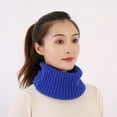 thumbnail image 3 of Reusable Scarf Women Winter Scarf Thick Knitted Warm Solid Color Windproof Elastic Anti-shrink Soft Lightweight Washable Neck Protection Heat, 3 of 8