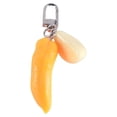 thumbnail image 1 of Guardurnaity Cadena anillo Chilli portátil casa coche llavero portátil mochila bolso colgante llavero colgante joyería mujer hombre Accesorios de disfraces Amarillo, 1 of 6