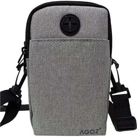 AGOZ Crossbody Bag for Samsung Galaxy S7 Edge Active, Note 5 / 4, S5, S4, J7 V, J7 Sky Pro, Prime, Perx, Star, J3 V, J3 Aura Orbit Emerge Mission Luna, Phone Purse Handbag Wallet Shoulder Strap Pouch