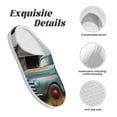 thumbnail image 5 of Easygdp Vintage Truck Farm Scene Slippers for Women Mens Winter Warm Home Slippers Plush Slip on House Slippers for Indoor Outdoor Shoes-46/47, 5 of 7