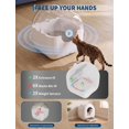 thumbnail image 5 of Automatic Litter Box, Smart Self-Cleaning Cat Litter Box with Odor Control, Safety Sensors, 76L Drum, 13L Waste Bin and Tuya App Control for Cats 3.3–28 lb, 5 of 7