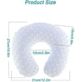 thumbnail image 3 of Almohadas de viaje para niños – Almohada de apoyo para la cabeza del asiento de coche de bebé Linda almohada inflable para el cuello en forma de U para aviones de cabeza que viajan durmiendo, almohad, 3 of 5