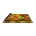 thumbnail image 2 of Ahgly Company Indoor Square Persian Yellow Traditional Area Rugs, 3' Square, 2 of 4